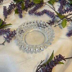 Hobnail Bon Bon dish vintage